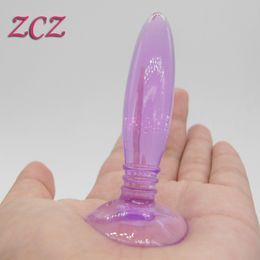 100% Real Photo Sex Products Anal Toys Anal Plug Suction Cup Flexible Dildos for Woman Beads Butt Plug SX687