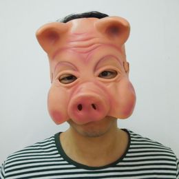 Cute Pig Mask upper half face party mask funny clown mask Halloween Party Mask Animal Mask free shipping