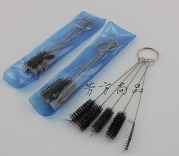 free shipping new Mini Smoking cleaning brush cleaning tools 5 sets, glass Hookah / glass bong accessories, Colour random delivery