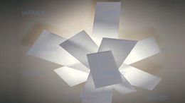 Büyük Patlama Tavan Lambası Modern Tasarım Aydınlatma Beyaz Renk Metal Malzeme Aplik Işık Ücretsiz Kargo