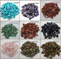 Wholesale 100g 15~25MM Natural Crystal Agate Tumbled stone Beads Chakra Healing reiki & lucky wish stone beads jewelry accessories