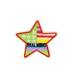 10PCS Multicolor Star Patches for Clothing Bags Iron on Transfer Applique Patch for Jacket Jeans Sew on Embroidery Badge DIY
