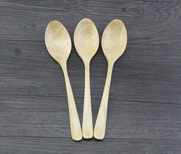 Japanese Korean Tableware Handle Coffee Wooden Spoon Honey spoon baby Feeding