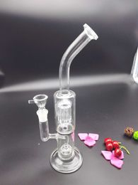 high: 35cm glass water pipes glass bongs with 19mm joint white free shipping