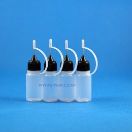 100 Pieces 8 ML High Quality LDPE Metallic Needle Tip Cap dropper bottles For liquid Vapor Squeezable laboratorial bottles