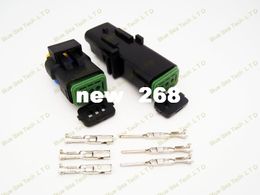 20 sets 3 Pin 1.5mm Auto senser connector,water Temp sensor plug,FCI Car Temp electrical connector for VW,BMW,Buick.