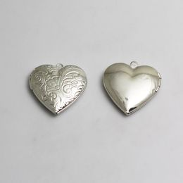 Beadsnice heart photo locket heart necklace brass heart Jewellery pendant charm vintage nickel free and lead free ID 3358