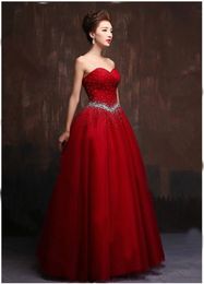 2016 High Quality Ball Gown Off Shoudler Red Quinceanera Dresses Beaded Crystal Prom Party Sweet 16 Dress Vestidos De 15 Dresses WD230