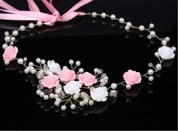 Halsband smycken romantisk rhinestone tiara brud bröllop tillbehör fest smycken bröllop tillbehör fest klänning nacklace mode ht078