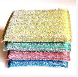 Microfiber cloth dish cloth silk kitchen sponge cleaning supplies (4)