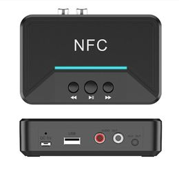 BT200 BT19 NFC Bluetooth 5.0 Receiver 3.5mm AUX Adapter Auto On/OFF wireless 4.2 Car Audio Receivers