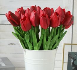 Fake Tulips Artificial Flowers Tulips For Home Decoration Lot Artificial Flowers For Wedding Tulip Bouquets GB526
