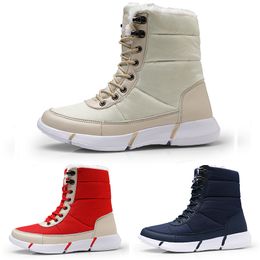 Large 2023 Stype5 Unisex Warm Size Winter Red Black Grey Man Boy Men Boots Blue Girl Woman Sneakers Boot Trainers Outdoor Walking Shoes25