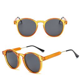 Classic Fashion Sunglasses Unisex Design Round Frame Vintage Sun Glasses For Women 7 Colours Wholesale