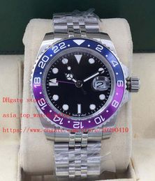 Topselling latest version 2 style GMT 126710 116719 40mm Ceramic Bezel Black Dial Asian 2813 Mechanical automatic man watches
