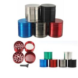 40mm 50mm 55mm 63mm 4 Layers Tobacco Grinder Metal Grinders Hand Muller Pepper Grinder CNC Teeth Grinders Smoking Accessory