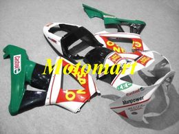 Injection Mould Fairing kit for HONDA CBR900RR 929 00 01 CBR 900RR 2000 2001 ABS Green white black Fairings set+gifts HD04