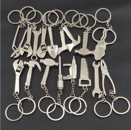 Screwdriver Wrench Hammer Axe Saw Key Chain Ring Tool Charms Keychain Key Chain Gift