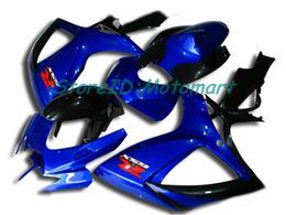 ABS Fairing set for SUZUKI GSXR600 750 2006 2007 GSXR 600 GSXR 750 K6 06 07 gloss black Fairings kit gifts Sp07