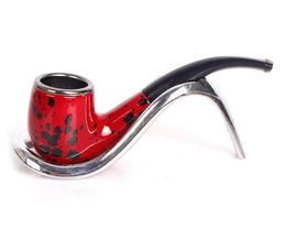Resin Tobacco from Source of Origin Medical Acrylic Bending Handle Pipe Smooth Spotted Pipe Tobacco in Stock