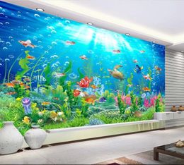 Underwater World HD 3D Background Wall mural 3d wallpaper 3d wall papers for tv backdrop