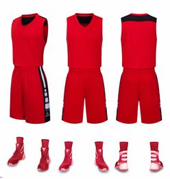 2019 New Blank Basketball jerseys printed logo Mens size S-XXL cheap price fast shipping good quality STARSPORT RED SR001n