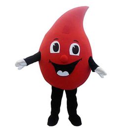 2018 factory hot special Customised red Drop of blood mascot costume Cartoon Fancy Dress