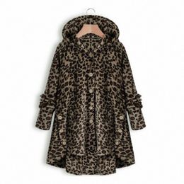 Nadafair Leopard Patchwork Casual Teddy Coat Women Faux Fur Coat 2019 Autumn Winter Fur Jacket Nadafair Leopard Patchwork Casual Teddy Coat Women Faux Fur Coat 2019 Autumn Winter Fur Jacket