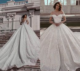 hot sell ballroom wedding dresses sweetheart appliqued beaded sleeveless bridal gown backless ruched court train robes de marie custom made