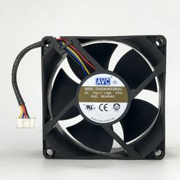 Original AVC 8CM DASA0832B2U fan 12V 1.0A 80mm 8032 80*80*32mm dual ball super large cooling fan