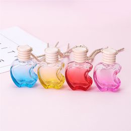 Exquisite 12 kinds of car perfume bottle glass material essential oil aromatherapy bottle car accessories hanging decoration T3I5787