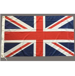 UK Flag 0.9x1.5m British National Flags 3x5 ft The United Kingdom of Britain and Northern Ireland GBR Flag Banner Flying Hanging