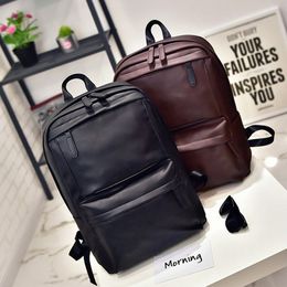 Designer-Men Women Leather Backpack Unisex Large Capacity Shoulder Bags Student School Bookbag Laptop Satchel Travel Rucksack Bag