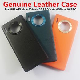 Leather Case For Huawei Mate 30 40 Full shockproof leather back cover For Huawei Mate 30 Pro Mate 40 Pro Cellphone Cover 500PCS