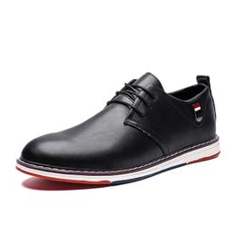 elegant leather shoes men italian fashion gentlemen office flats dress work male footwear winter business oxford shoes for men