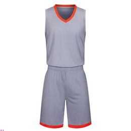2019 New Blank Basketball jerseys printed logo Mens size S-XXL cheap price fast shipping good quality Grey G002n