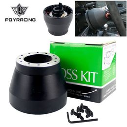 PQY - Black Racing Steering Wheel Hub Adapter Boss Kit For BMW E30 PQY-HUB-E30