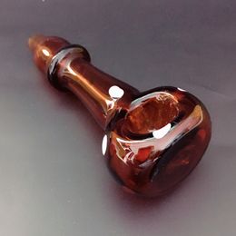 Heady Stand Glass Smoking Pipes Dry Herb Tobacco Pipe Mixed Colors Dab Rig Oil Burner Water Pipes for Smoke 55g