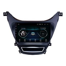 Android 9 inch HD Touchscreen Car Video Radio GPS Navigation for 2012-2014 Hyundai Elantra with Bluetooth Multimedia Player
