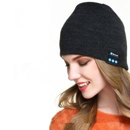 Bluetooth hat headset multi-function music wireless hat cross-border hot autumn and winter listening to music call knitted hat