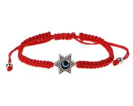 20pcs/lot Lucky Kabbalah Red String Thread Hamsa Bracelets Blue Turkish Evil Eye Charm Women Handmade Fatima Friendship Jewelry