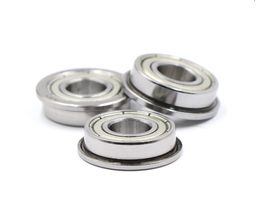 50pcs/lot F609ZZ F609Z F609 Z ZZ F609-ZZ 9x24x7 mm flanged Ball Bearing deep groove ball bearing 9*24*7mm double metal shielded