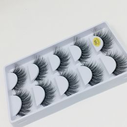 Handmade thick fake lashes set 5 pairs set soft & vivid natural long false eyelashes extensions full strip 8 models available DHL