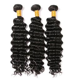 deep wave brazilian hair weaves 100 unprocessed curly human hair extensions 3bundles brazilian human hair weft wholesale price