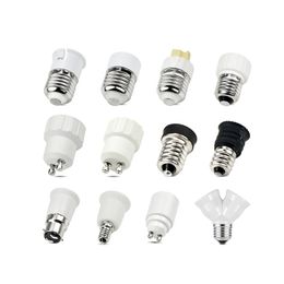 Pequeño Rosca Edison ses E14 Gu10 Bombilla Adaptador Lámpara Convertidor Titular