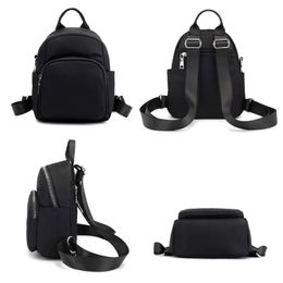 Designer-Waterproof Anti Theft Nylon Small Nylon Backpack Schoolbag Travel Casual Daypack Women