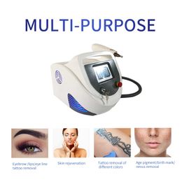 Portable nd yag laser machine with 1064nm+532nm+755nm Tattoo and pigmentation removal with wholesale price
