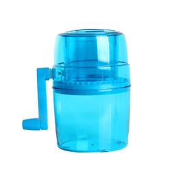 FREE SHIPPING Manual Ice Crusher Shaver Slushies Maker Mini Hand-operated Ice Crusher Shaver Snow Cone maker