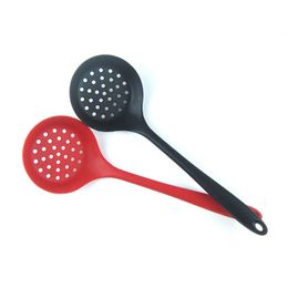 Spatula Slotted Skimmer Food Grade Kitchen Gadgets Strainer Ladle Long Handle Skimmer Spoons Slotted Spoon 1 PC Silicone