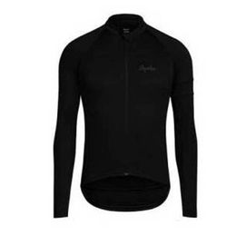 Mens Rapha Pro Team Cycling Long Sleeve Jersey MTB bike Tops Outdoor Sportswear Breathable Quick dry Road Bicycle Shirt Racing clothing Y21041621